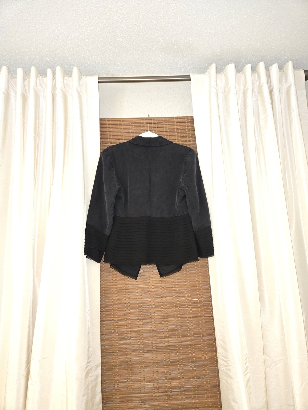Mixed-Texture Open Blazer - Picture 2 of 7